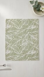Leaf Print Terry Kitchen Towel - Image 3