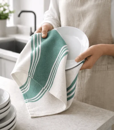 Riverbank Stripe Kitchen Towel 100% Cotton Multan Pakistan Low MOQ