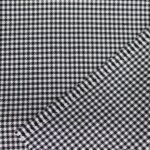 Classic Black and White Houndstooth Yarn-Dyed Cotton Fabric