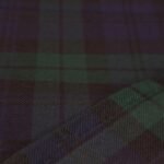 Top textile exporter in Multan: navy and forest green tartan flannel