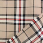 Tan and Beige Luxury Plaid Flannel - Image 2