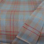 Muted Earth Tone Tartan Yarn Dyed Cotton Fabric Multan Pakistan Low MOQ