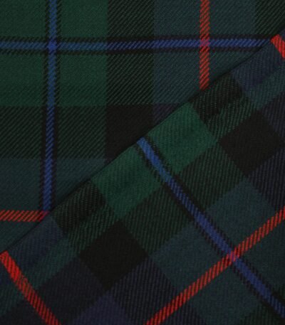Midnight Navy and Green Plaid Yarn-Dyed Cotton Fabric Multan Pakistan Low MOQ
