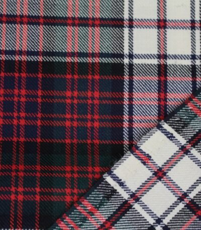 Heritage Multi-Color Tartan Yarn-Dyed Cotton Fabric from Multan Pakistan