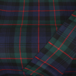 Premium Blue & Green Tartan Plaid Yarn-Dyed Cotton Fabric - Image 2
