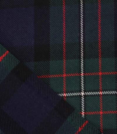 Emerald and Navy Highland Tartan Cotton Fabric Multan Pakistan Low MOQ